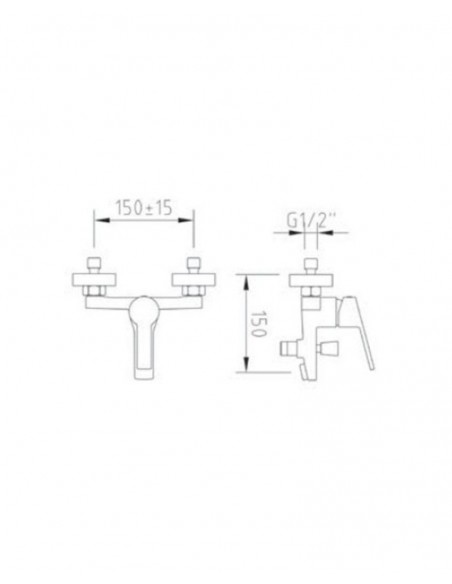 Grifo de bañera C1 99677 de CABEL ONE