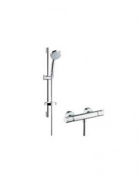 Set de ducha termostática Combi Croma 100 Vario Ecostat 27034000 de Hansgrohe Set de ducha termostática Combi Croma 100 Vario Ecostat 27034000 de Hansgrohe