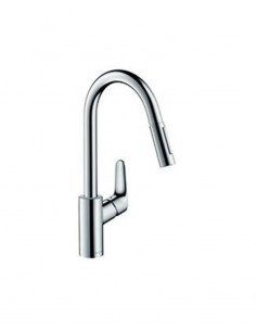 Grifo de fregadero Focus con mango extraíble 31815000 de Hansgrohe