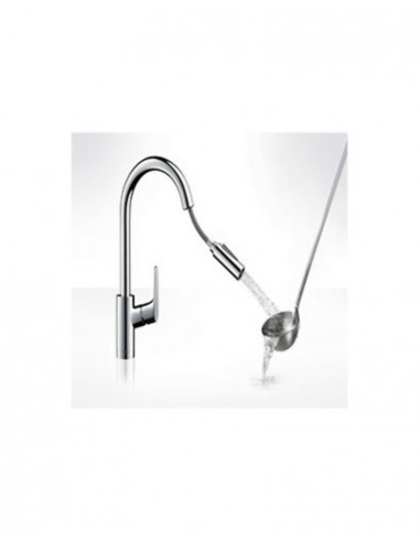 Grifo de fregadero Focus con mango extraíble 31815000 de Hansgrohe