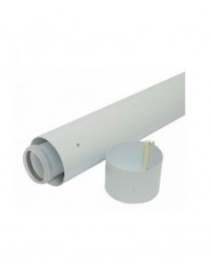 Tubo prolongación 60/100 X 0.5 mt. para calderas de condensación de Vaillant