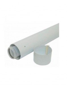 Tubo prolongación 60/100 X 0.5 mt. para calderas de condensación de Vaillant