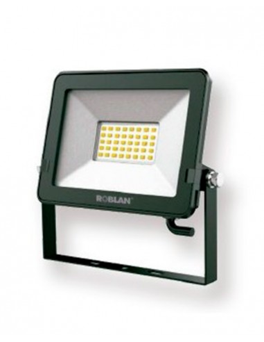 Proyector Led para exterior de 20W. Luz FRÍA. Marca Roblan MHLF20B