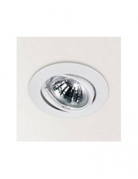 Aro halógeno basculante redondo blanco de Arkoslight