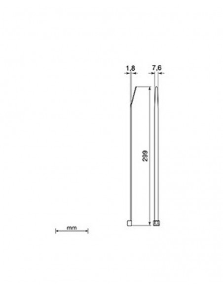 Brida negra Unex 2272-0. 7.6mm x 299mm. Bolsa 100unds.