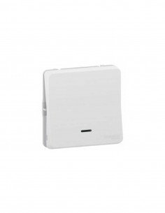 Bouton poussoir avec LED Schneider : Blanc - Inhogar