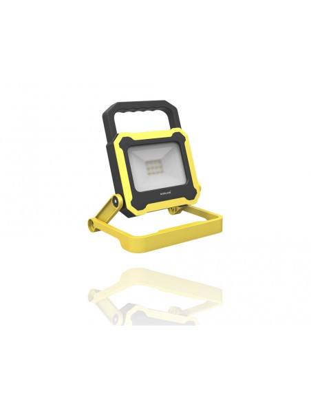 Proyector portátil led regulable de batería 10W 800Lm MHLB10B de Roblan Proyector portátil led regulable de batería 10W 800Lm MHLB10B de Roblan