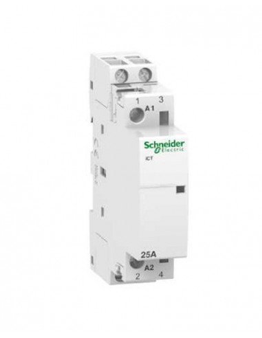 Contacteur bipolaire Schneider 2NO 25A/230V A9C20732 - Inhogar