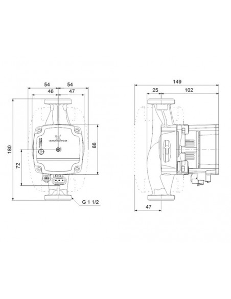 Bomba circuladora ALPHA 1L de Grundfos Bomba circuladora ALPHA 1L de Grundfos