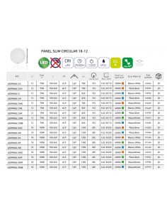 Downlight led circular extrafino SLIM empotrable de Roblan 2