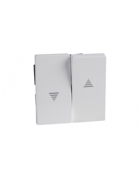 Tapa doble tecla persianas de Schneider