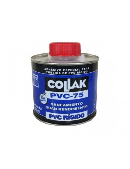 Collak PVC-75 500ml pot de colle à pinceau avec pinceau - Inhogar