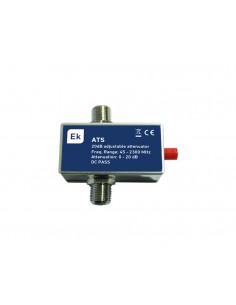 ATS atenuador variable con conector F de Ekselans