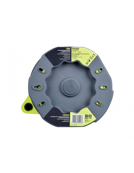 Enrollacable alargador  4 enchufes Schuko de Luceco Enrollacable alargador  4 enchufes Schuko de Luceco