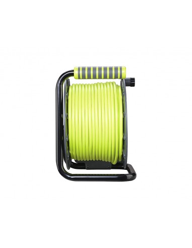 Enrollacable alargador de 25metros 3 enchufes Schuko IP44 16A de Luceco