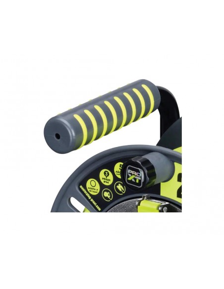 Enrollacable alargador de 25metros 3 enchufes Schuko IP44 16A de Luceco Enrollacable alargador de 25metros 3 enchufes Schuko IP44 16A de Luceco