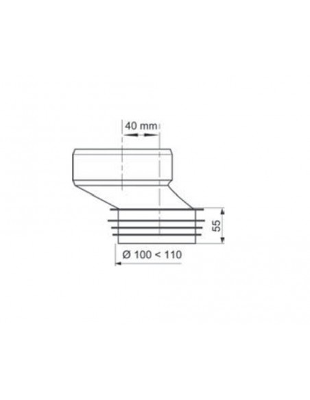 CABEL MANGUITO WC SEMIRRIGIDO SUPER EXCENTRICO CABEL MANGUITO WC SEMIRRIGIDO SUPER EXCENTRICO