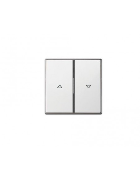 Tapa doble tecla persianas Blanco 8244BA Serie Arco de Niessen