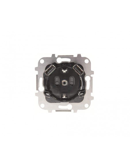Base enchufe Schuko con doble cargador USB 8188.3 de Niessen